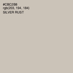 #CBC2B8 - Silver Rust Color Image